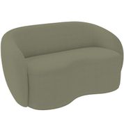 Sofá 3 Lugares 180cm Sala de Estar Living Oscar K01 Bouclê Verde - Lyam Decor