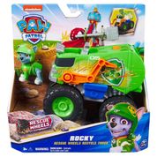 Carrinho Rescue Wheels Rocky Com Boneco - Patrulha Canina