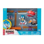 Set Diorama Sonic 3 Bonecos e Acessórios - Sunny 4230