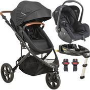 Carrinho de Bebe Bebe Conforto Base ISOFIX Kiddo Trek Preto
