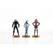 Kit 3 Carimbos Fortnite - Omega, Bunny Brawler E Valor