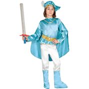 Fantasia Principe Infantil de Luxo Realeza com Capa Chapeu e Bota