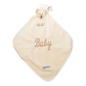 Naninha Blanket Cetim Urso Bege - Zip