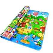 TAPETE GRANDE TÉRMICO TATAME INFANTIL EDUCATIVO PARA BEBÊ DUPLO ATIVIDADE 180X120 DUPLA FACE IMPERMEAVEL