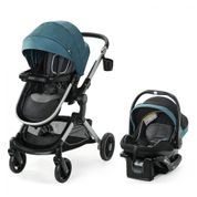 Carrinho de Bebê com Cadeira para Carro Graco Modes Nest, Rosa