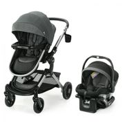 Carrinho de Bebê com Cadeira para Carro Graco Modes Nest, Preto