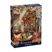 Quebra-cabeça Puzzle Livraria - 2000 peças - Grow