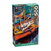 Quebra-cabeça - 500 Peças - Barcos Impressionistas - Grow