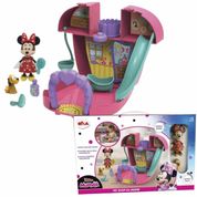 Pet Shop Da Minnie | Elka | Maleta Que Vira Playset + Acessórios Crianças +3 Anos