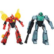 Transformers EarthSpark Cyber-Combiner Terran e Robby F8438