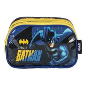 Estojo Infantil Luxcel Duplo Batman Azul