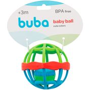Baby Ball Cute Colors Com Chocalho - Buba Vermelho