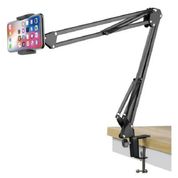 Suporte Celular Tablet Braço Metal Longo Flexível Para Mesa