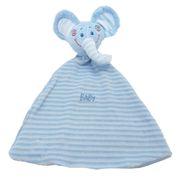 Naninha Elefantinho Triângulo - Azul - Antialérgico - 32 cm - CAS Brinquedos