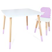Kit Mesa e Cadeira Infantil Dinossauro