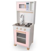 Mini Cozinha Infantil com Pia Fogão e Microondas