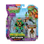 Boneco Michelangelo de 10cm Mix 'N Match - As Tartarugas Ninja