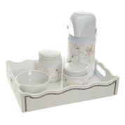 Kit Higiene Com Porcelanas E Capa Fantasia Strass