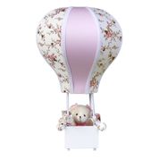 Abajur Balãozinho Acinturado Ursa Rosa