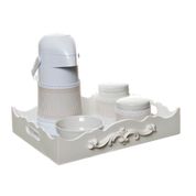 Kit Higiene Com Porcelanas E Capa Resina Arabesco