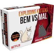 Jogo de Cartas Exploding Kittens: Bem vs Mal Galapagos