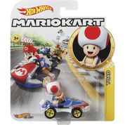 Carrinho Hot Wheels Mario Kart Toad Sneeker Mattel GBG25