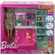 Boneca Barbie Loja de Chá Cuidados Pessoais Mattel HKT94