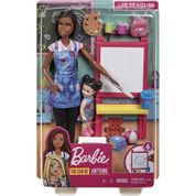Boneca Barbie Professora de Artes Negra Mattel GJM30