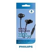 Fone de Ouvido Philips com microfone Preto - TAUE101BK/00