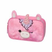 Estojo Escolar Com Divisorias Squishmallows Lola Rosa 7040312 Pacific