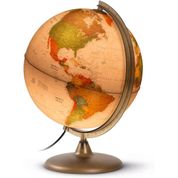 Globo Terrestre Discovery Antigo 30 Cm Com Luz Tecnodidattica