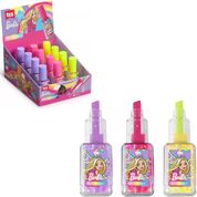 MARCA TEXTO BARBIE FORMATO DE ESMALTE NEON - SORTIDO - TRIS