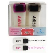 CONJUNTO DE CARIMBOS DIVERTIDOS CUTE - 2 PCS - FF3003 - FOFY