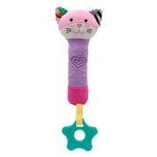 Mordedor Com Buzininha Happy Zoo Gato Buba 09842