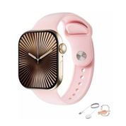 Smartwatch W10 Pro 46mm S10 2 Geracao 2GB Rosa - Microwear