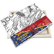 KIT TELA PINTURA COM PINCEL GUACHE HOMEM ARANHA 4750DAC