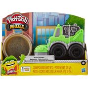 Caminhão de Limpeza Mini Play Doh Wheels + Massinha Modelar Play Doh
