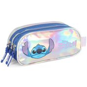 Estojo Triplo Holográfico STITCH DISNEY - Luxcel EI41685SC