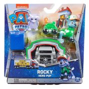 Figura Patrulha Canina Big Truck Hero Pup - Rocky - Sunny
