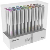 MARCADOR ARTISTICO GINZA FINE.4 FINELINER 30 CORES - NEWPEN