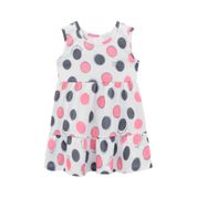 Vestido Bebê Regata Cinza Mescla Claro  - Abrange