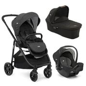 Carrinho de Bebê Versatrax E Travel System TRIO Preto Pavement - Joie