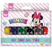 TINTA GUACHE BASTÃO 6 CORES MINNIE 4757DAC