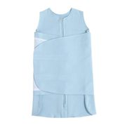 Saco de Dormir Swaddle em Algodão Egípcio Azul Primavera Verão - Casulo