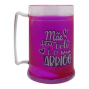 Caneca Mini Gel Frase Mae Teu Colo Presente Mulher