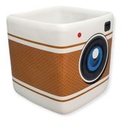 Caneca Cubo Camera Polaroid Fotografia Instagram Lente Foto