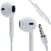 Fone de Ouvido Compativel para iPhone 5 5S 6 6S Branco