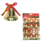 ENFEITE DE NATAL SINO DE PLÁSTICO C/12 PCS RJN5338