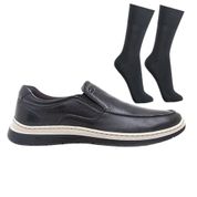 Kit Sapatênis Democrata Casual Easy Leave Masculino + Par De Meia