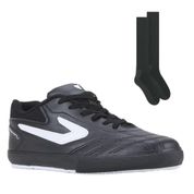 Kit Chuteira Futsal Topper Dominator 3 LT + Meião